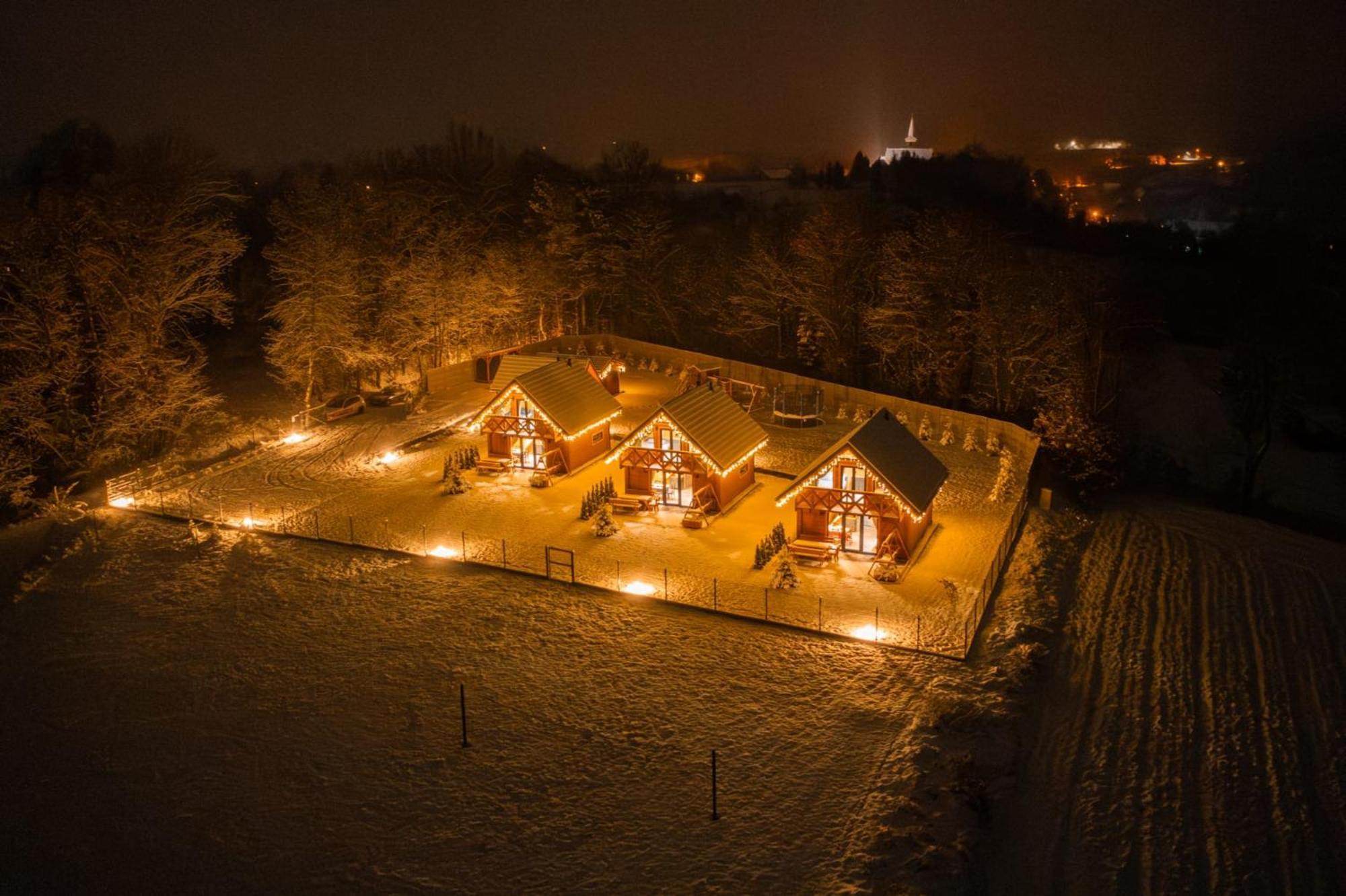 Sloneczne Domki Sudety - Domki Caloroczne Kotlina Klodzka Stary Waliszow Buitenkant foto